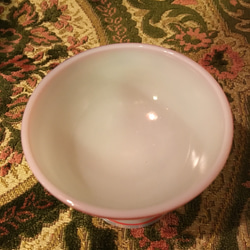 ミルクガラス デザートカップ ボウル アンティーク ビンテージ アメリカ 3枚目の画像