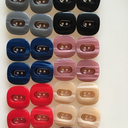 好きな色を選んで下さい！ アンティーク ボタン 4個 ビンテージ 昭和 レトロ 個性的 ハンドメイド素材 デッドストック 7枚目の画像