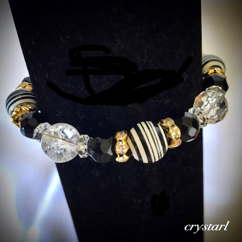 開運、魔除け☆レディース/ゼブラ/ゴールドorシルバー