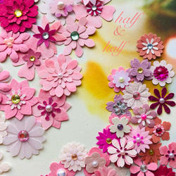 2サイズ爽やかなブルー系ペーパーフラワー その他素材 kamitote 通販