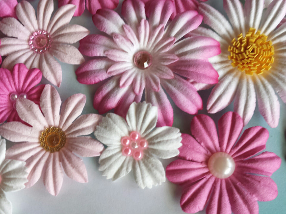 ピンク系のお花セット 2枚目の画像