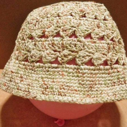 ニット帽☆イタリア製の毛糸使用☆カーキー色　小さめレディース 2枚目の画像