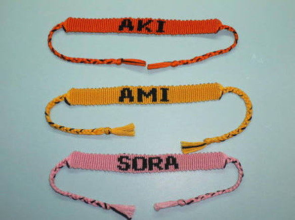 オリジナルミサンガ 2枚目の画像