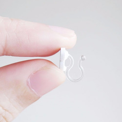 馬來貘 可愛手工耳環 抗敏耳針 無痛耳夾 第5張的照片