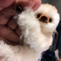 ハンドメイド フタユビナマケモノ　ぬいぐるみ　テディベア　作家さま　アーティスト フタユビナマケモノぬいぐるみ（赤ちゃん スタンダード