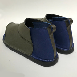 Side Shift Canvas Boots Ankle Type 第3張的照片