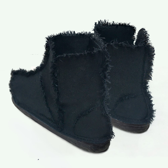 Wild Fringe Canvas Boots 第2張的照片