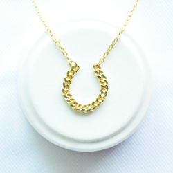 ∥Cheng Jewelry∥ Bochim Angel - "Gold chain - Horseshoe" Neck 1枚目の画像