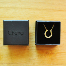 ∥Cheng Jewelry∥ Bochim Angel - "Gold chain - Horseshoe" Neck 5枚目の画像