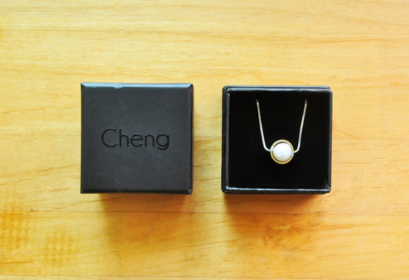 ∥Cheng Jewelry∥哈拿的祈禱 珍珠鎖骨銀鍊 第5張的照片