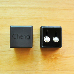 ∥Cheng Jewelry∥哈拿的祈禱 珍珠銀耳針 第5張的照片