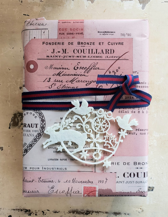 ●クリスマス限定●1930年代 franceのパピエ８枚set 5枚目の画像