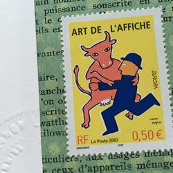 再販☆artmuseum　№009　 france　stamp 1枚目の画像