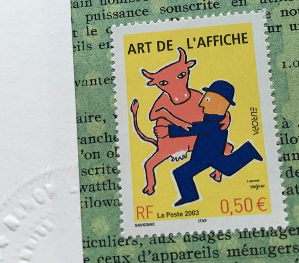再販☆artmuseum　№009　 france　stamp 1枚目の画像