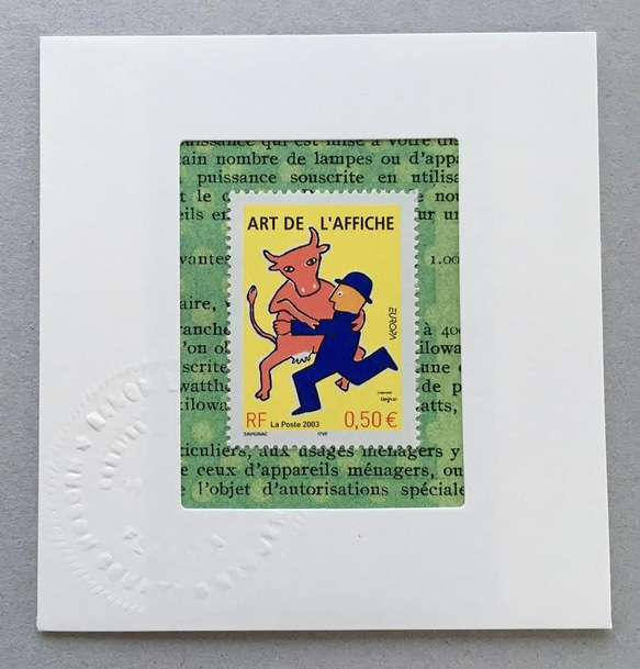 再販☆artmuseum　№009　 france　stamp 2枚目の画像