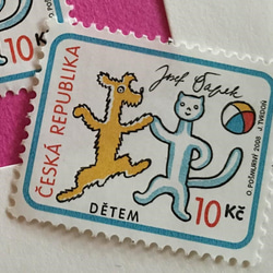 ちいさなartmuseum　Czech　stamp 1枚目の画像