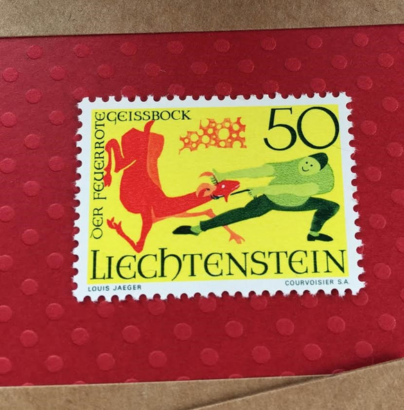 ちいさなartmuseum　Liechtenstein　stamp　2set 2枚目の画像