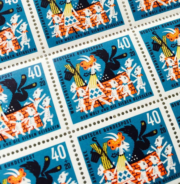 ちいさなartmuseum　germany　stamp　4set 3枚目の画像