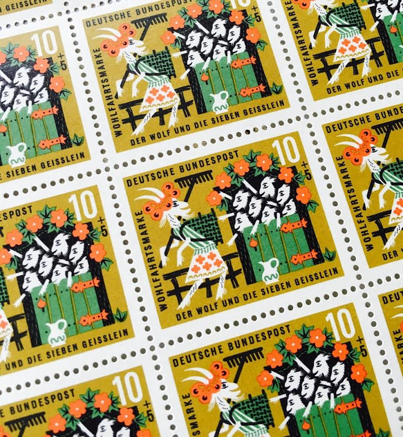 ちいさなartmuseum　germany　stamp　4set 4枚目の画像