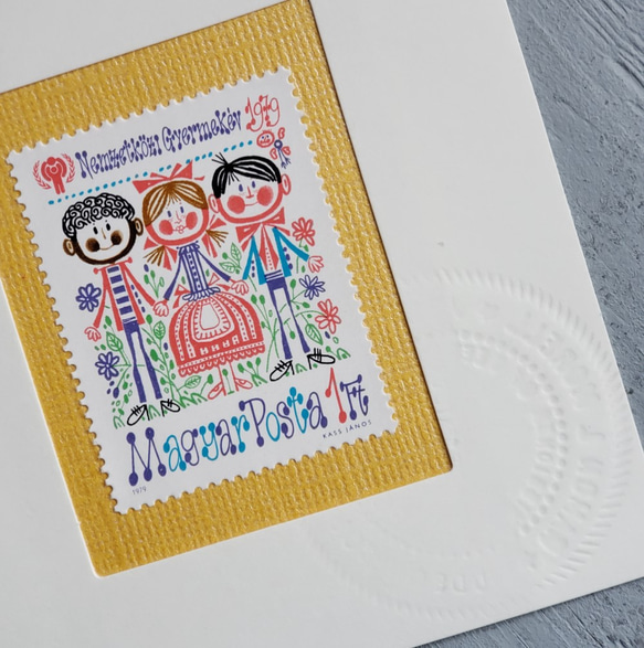 ちいさなartmuseum　 hungary　stamp　 1枚目の画像