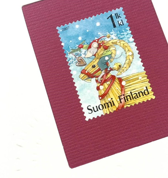 ちいさなartmuseum　　FINLAND stamp 2枚目の画像