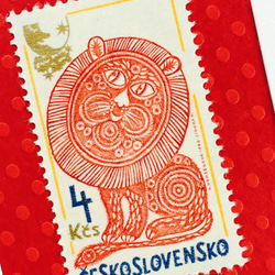 ちいさなartmuseum　Czech stamp（ちいさなフレーム付き） 3枚目の画像