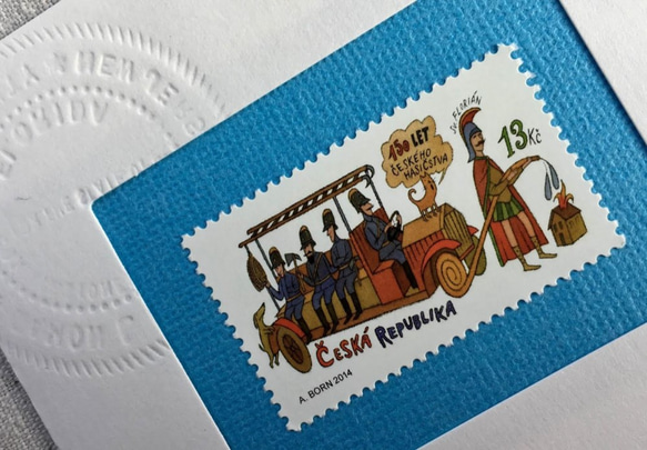 ちいさなartmuseum　　Czech　stamp　 2枚目の画像