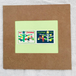 x‘mas sealのartmuseum　USA　stamp 4枚目の画像