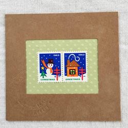 x‘mas sealのartmuseum　USA　stamp 4枚目の画像