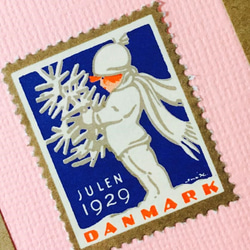 x‘mas sealのartmuseum　Denmark　stamp 2枚目の画像