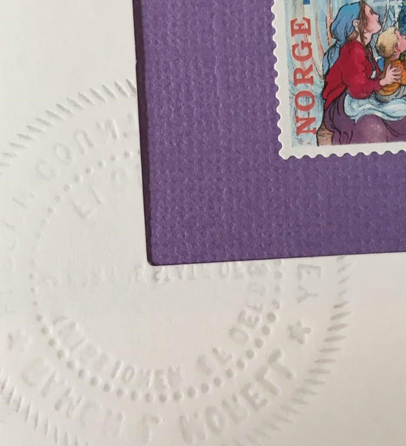 ちいさなartmuseum　　NORWAY　stamp 2枚目の画像