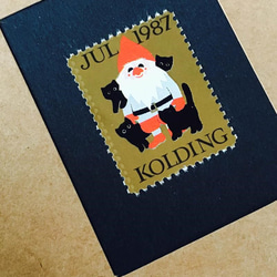 x‘mas sealのartmuseum　№033　Denmark　stamp 1枚目の画像