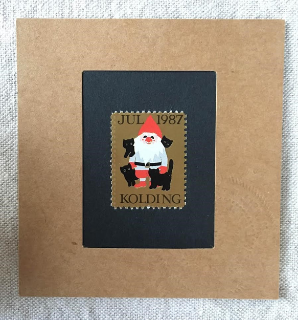 x‘mas sealのartmuseum　№033　Denmark　stamp 3枚目の画像