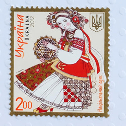 ちいさなartmuseum　UKRAINE　stamp　 1枚目の画像