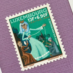 ちいさなartmuseum　Luxembourg　stamp　2set 2枚目の画像