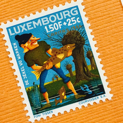 ちいさなartmuseum　Luxembourg　stamp　2set 3枚目の画像