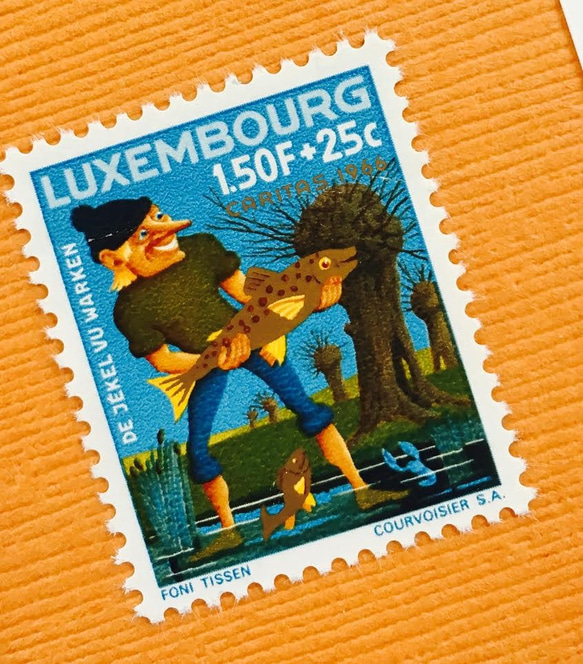 ちいさなartmuseum　Luxembourg　stamp　2set 3枚目の画像