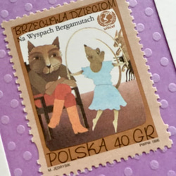 ちいさなartmuseum　Poland　stamp　2set 5枚目の画像