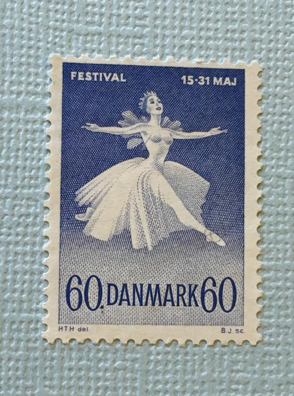 ちいさなartmuseum　　Denmark　stamp 2枚目の画像