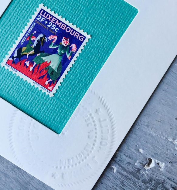 ちいさなartmuseum　Luxembourg　stamp　2set 2枚目の画像