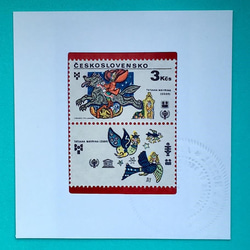 ちいさなartmuseum　　Czech　stamp　2set 5枚目の画像