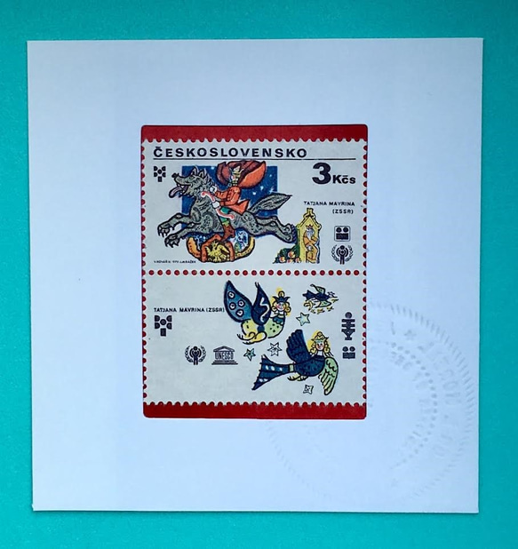 ちいさなartmuseum　　Czech　stamp　2set 5枚目の画像