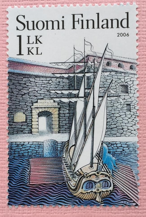 ちいさなartmuseum 　FINLAND　stamp　 2枚目の画像