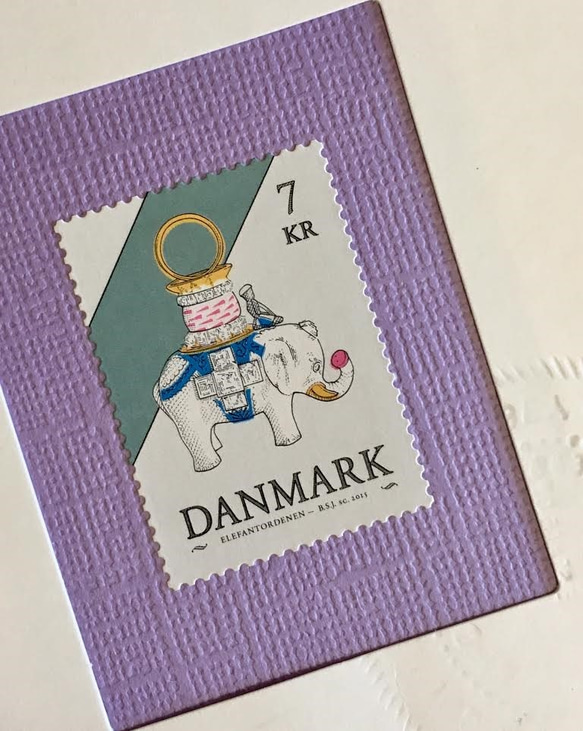 ちいさなartmuseum　　Denmark　stamp　 1枚目の画像