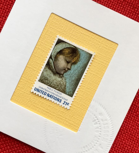 　ちいさなartmuseum　　UNITED　NATIONS　stamp 1枚目の画像