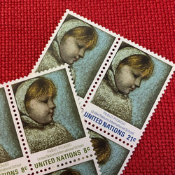 　ちいさなartmuseum　　UNITED　NATIONS　stamp 2枚目の画像