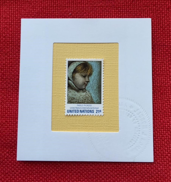 　ちいさなartmuseum　　UNITED　NATIONS　stamp 5枚目の画像