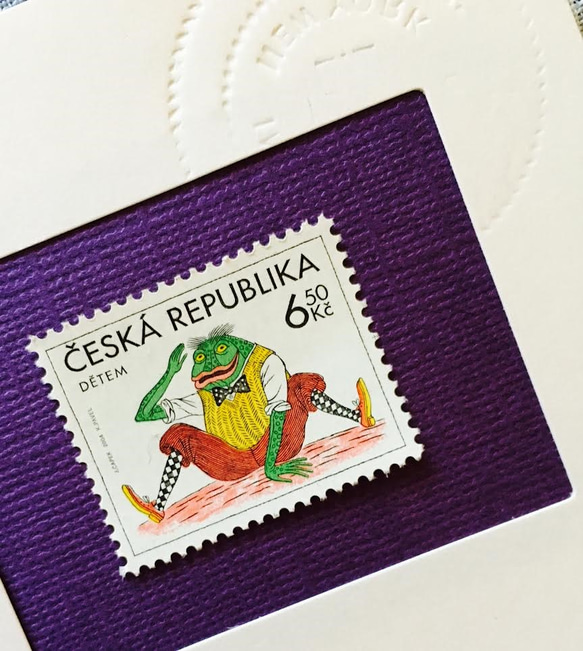 　ちいさなartmuseum　Czech　stamp 1枚目の画像
