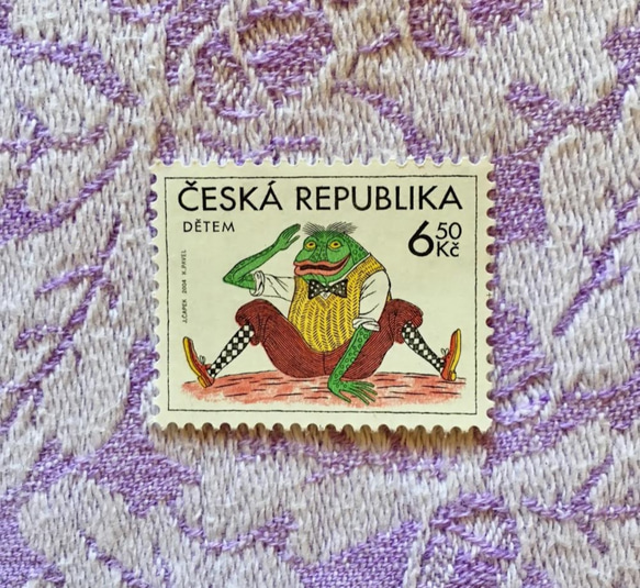 　ちいさなartmuseum　Czech　stamp 3枚目の画像