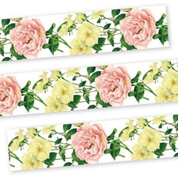 薔薇・バラ・ローズ・rose…　　全て薔薇のmaskingtape　６set 3枚目の画像